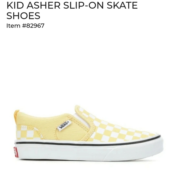 yellow asher vans